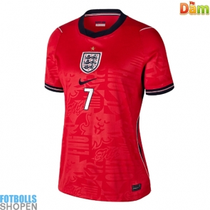 Billiga England Bukayo Saka #7 Bortatröja Dam VM 2026 Kortärmad